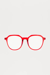Book Club Blue Light Glasses - Red