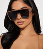 On My Worst Behavior Sunglasses - Brown