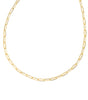 22 Inch Large Paperclip Chain Necklace in 18k Gold Vermeil