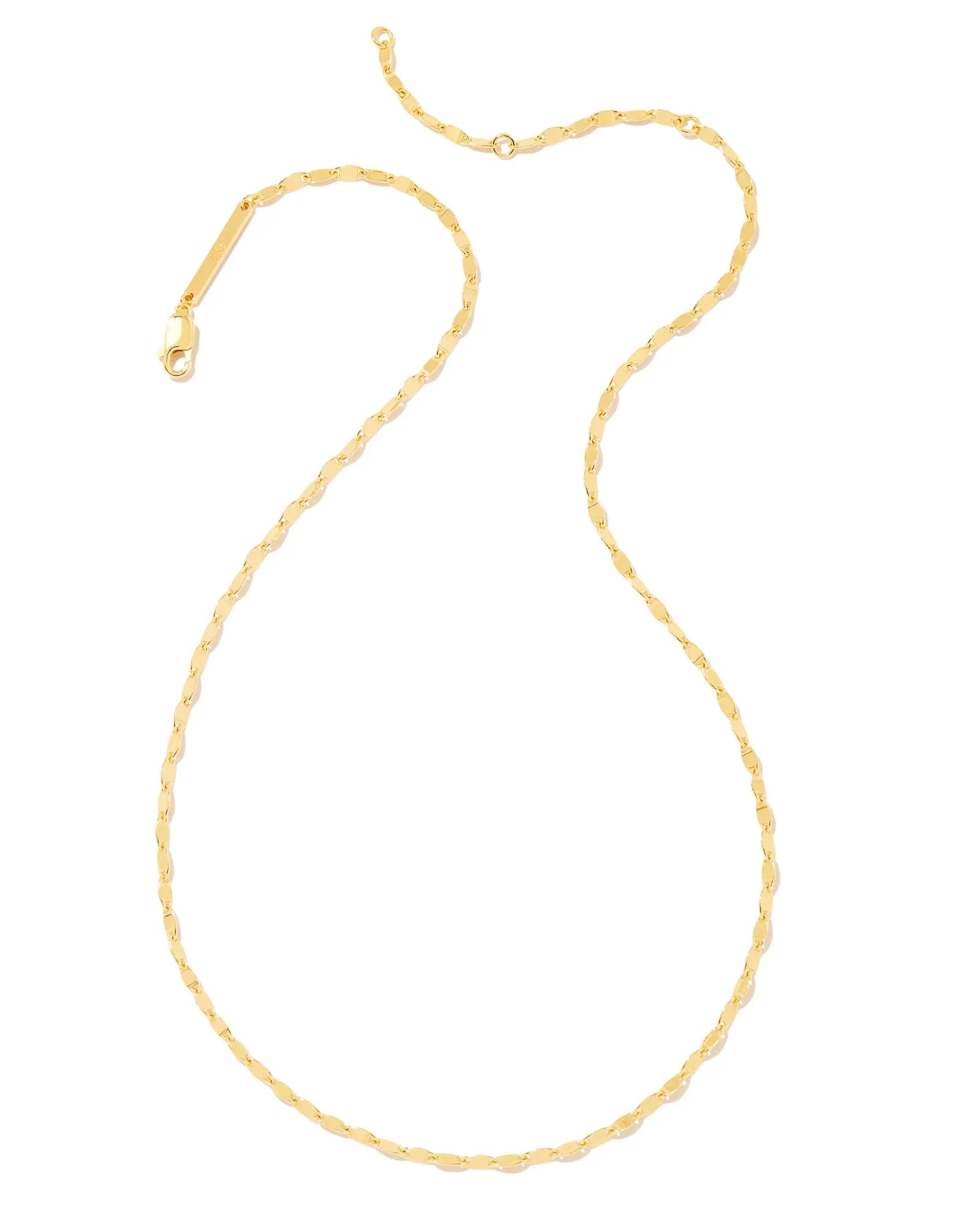 22 Inch Large Paperclip Chain Necklace in 18k Gold Vermeil