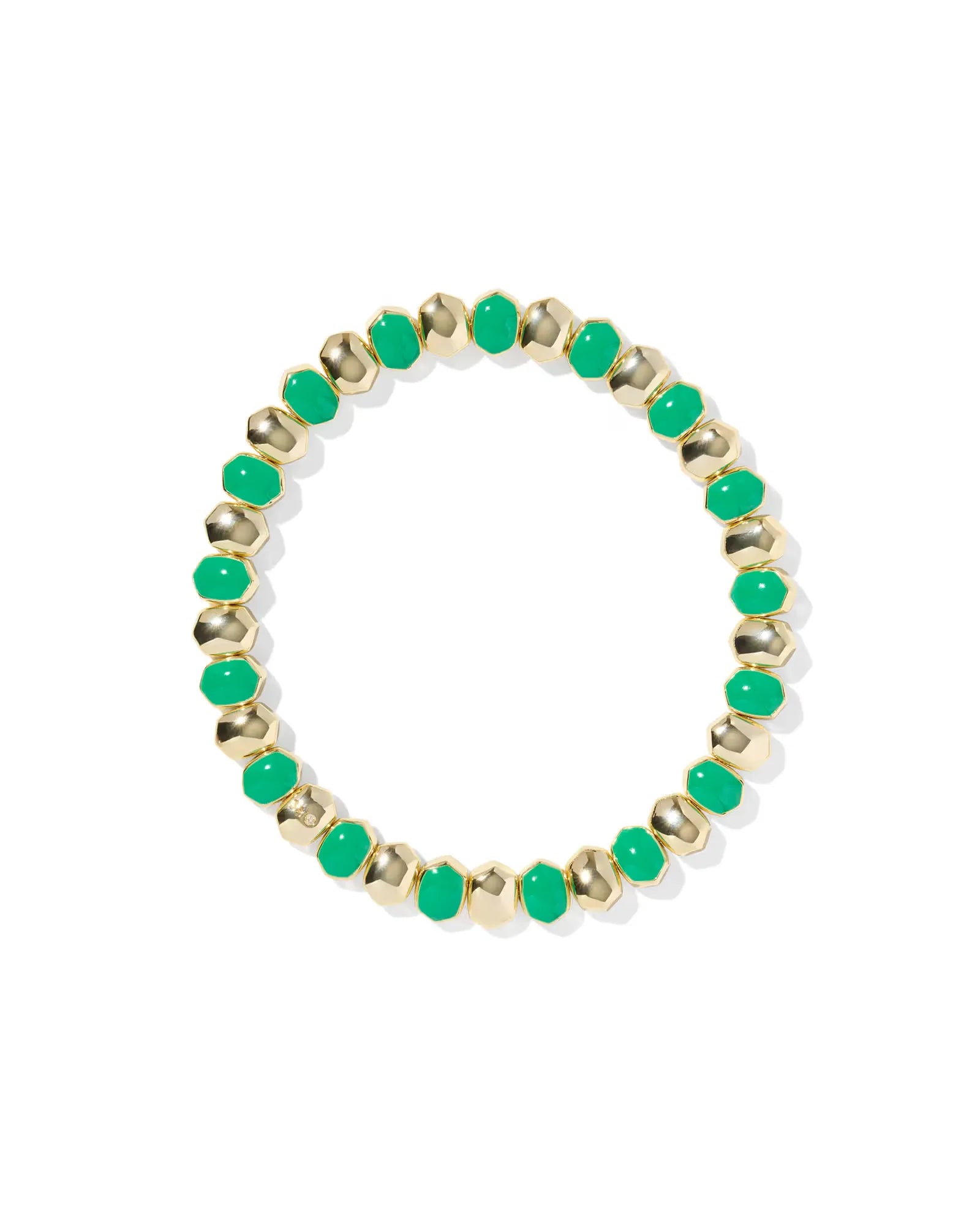 Daphne Enamel Gold Stretch Bracelet