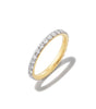 1 ct Lab Grown White Diamond Marilyn Band Ring in 14k