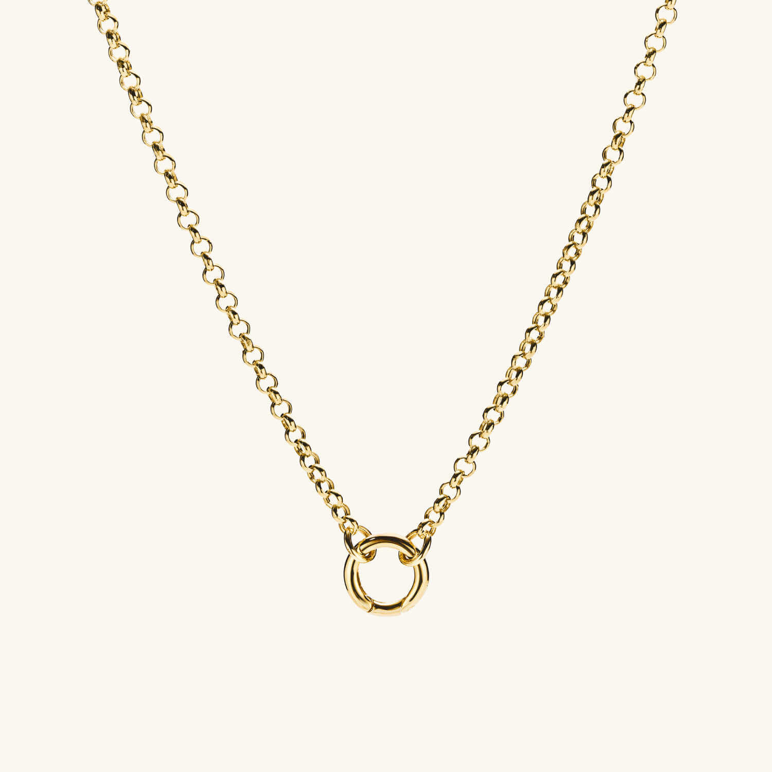 Rolo charm necklace