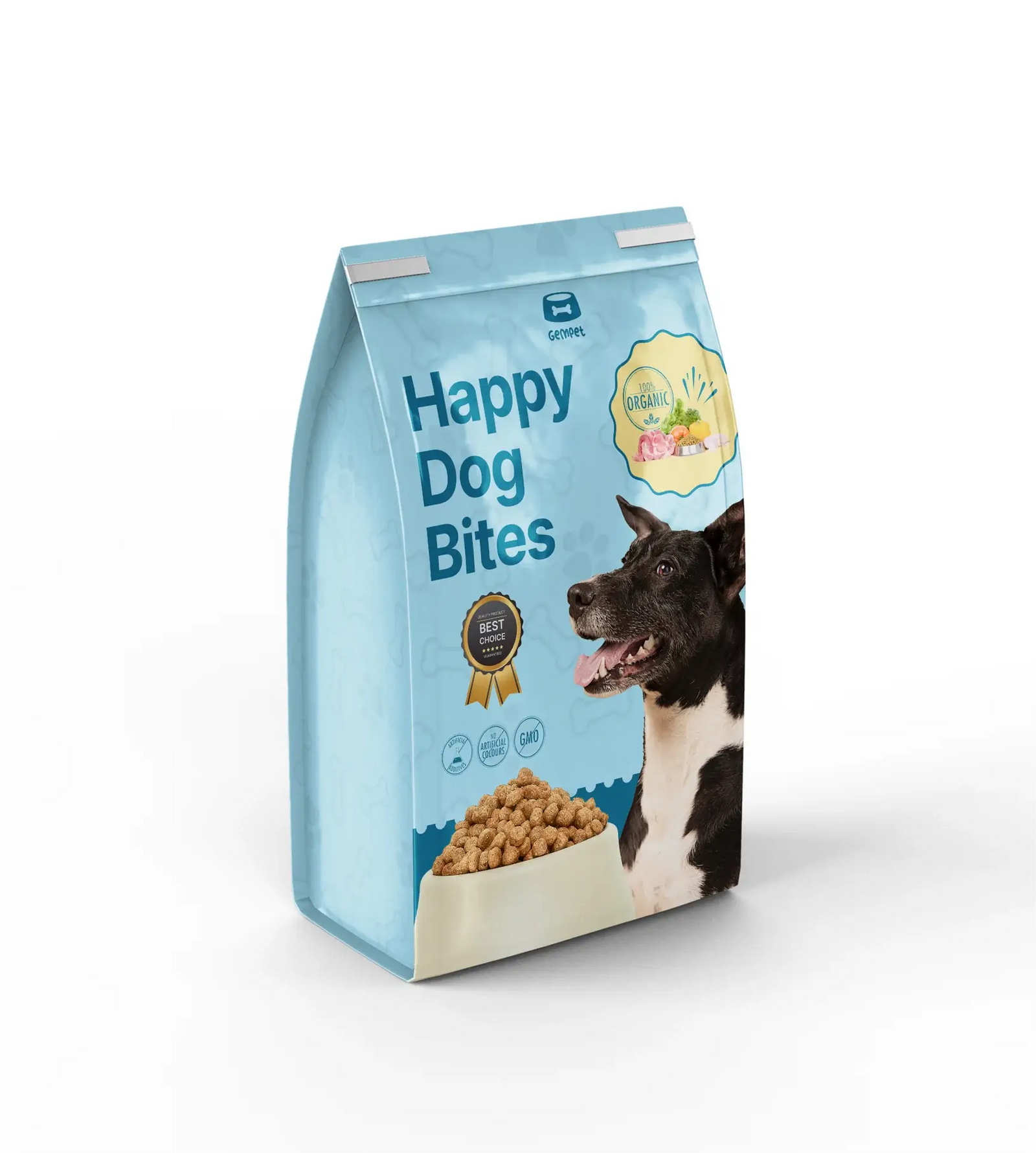 Happy dog bites high protein