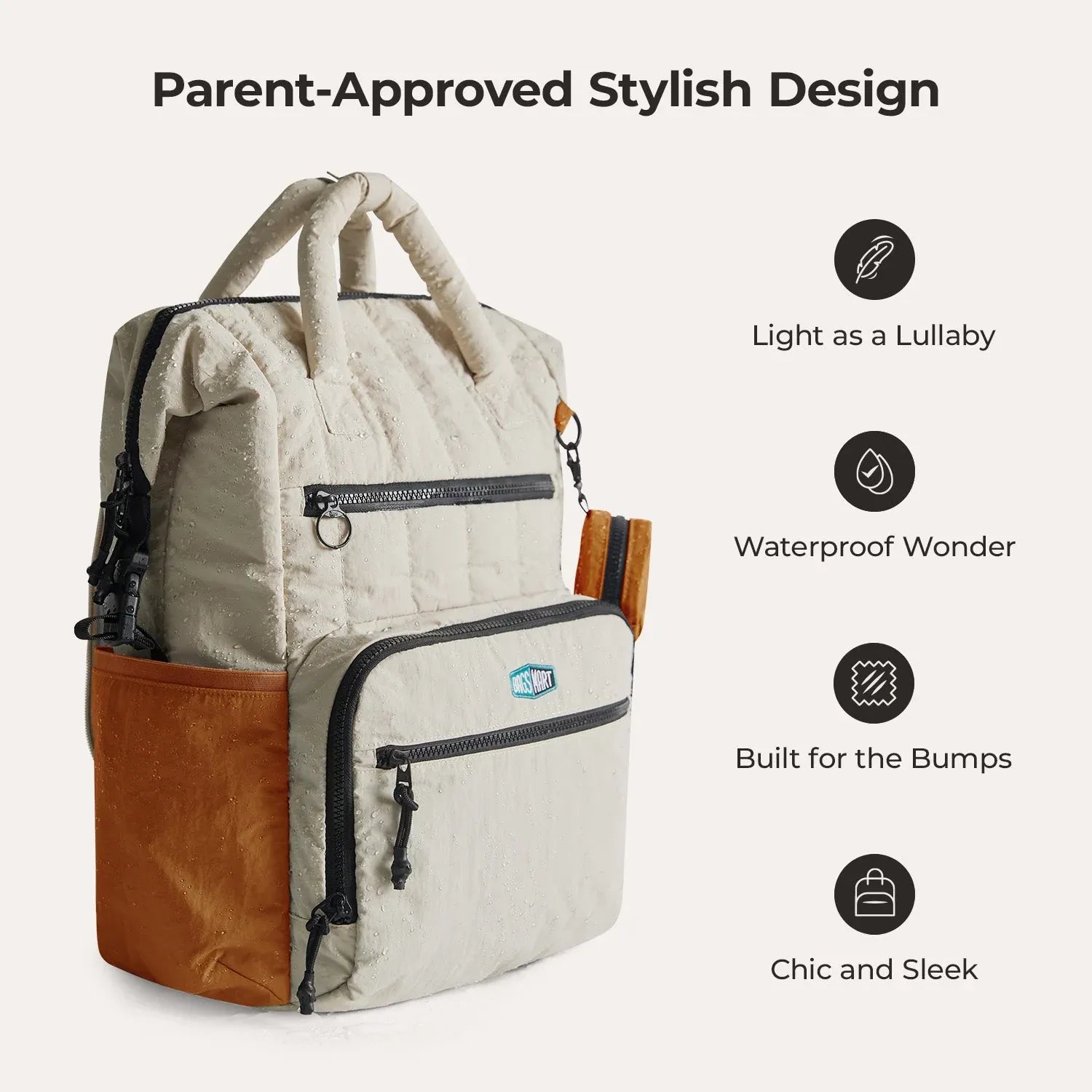 Paz 25L diaper backpack