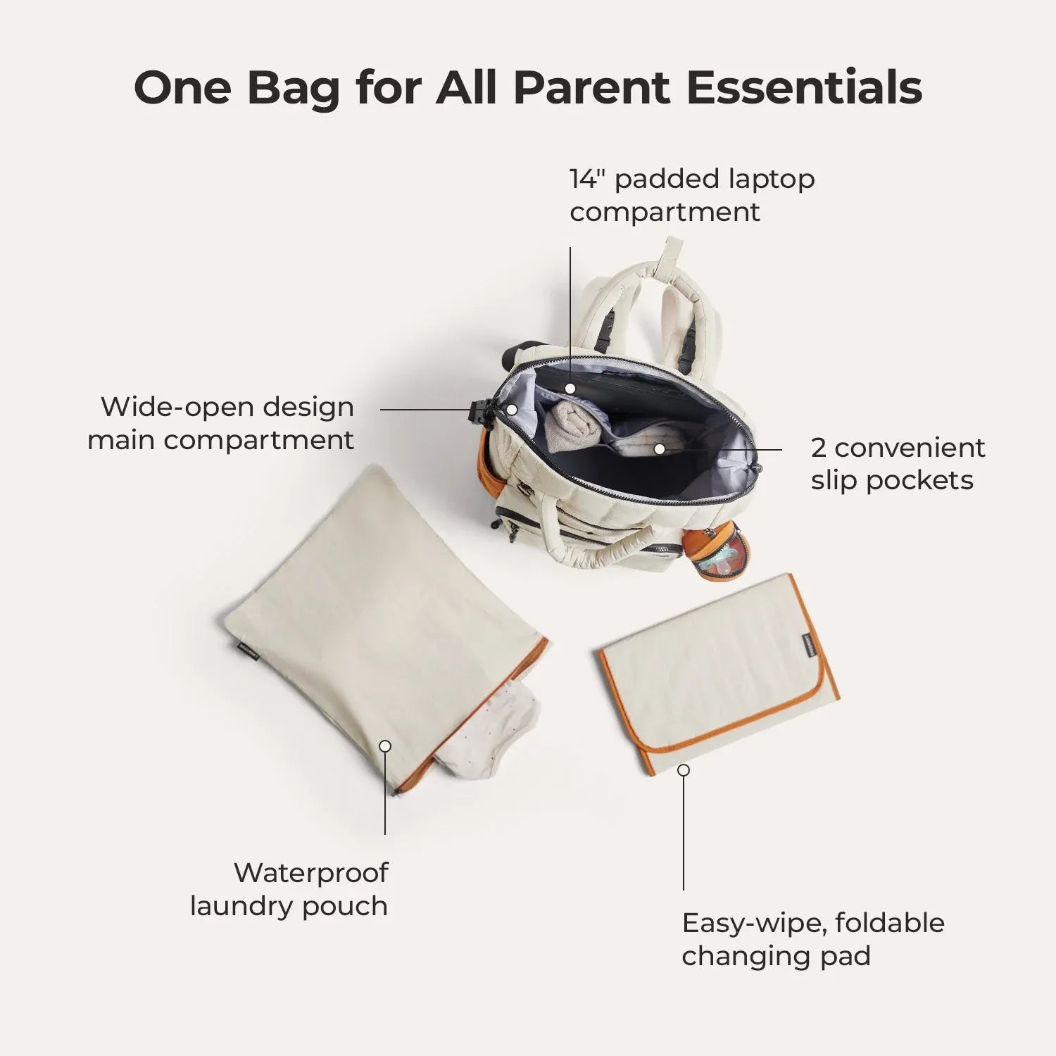 Paz 25L diaper backpack