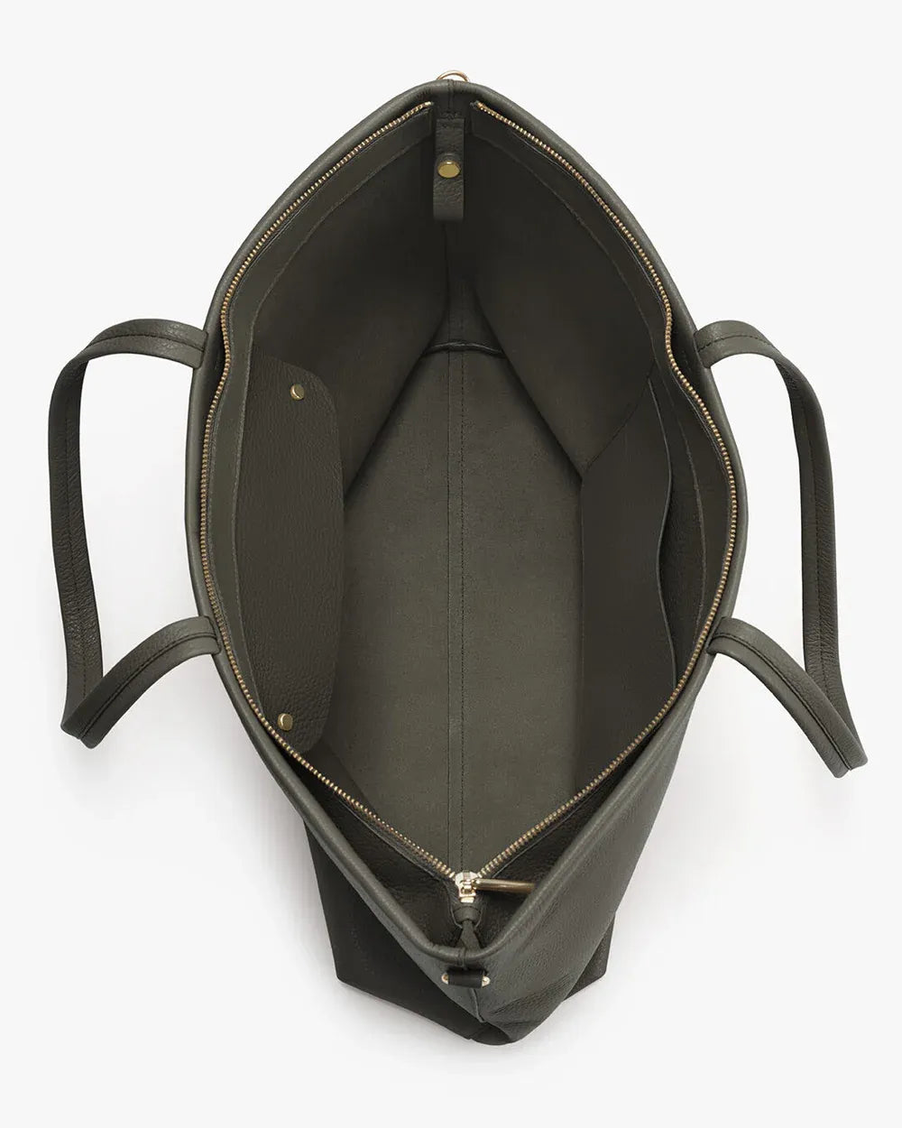 Tall easy zipper tote