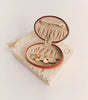 Travel jewelry case- Dark coral
