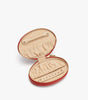Travel jewelry case- Dark coral