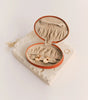 Travel jewelry case- Melon