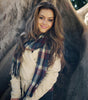 Lambswool Plaid Scarf