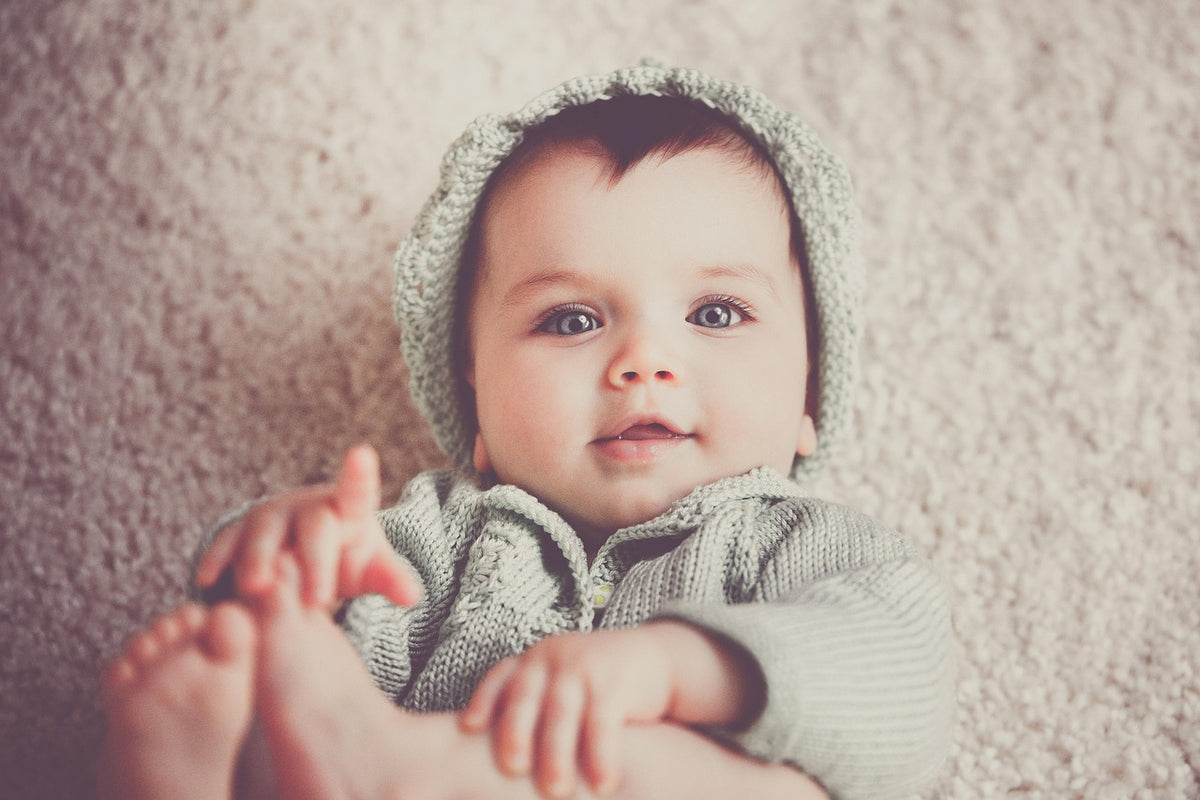 Knit Hat & Mittens Set