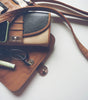 Drawstring Leather Bucket Bag