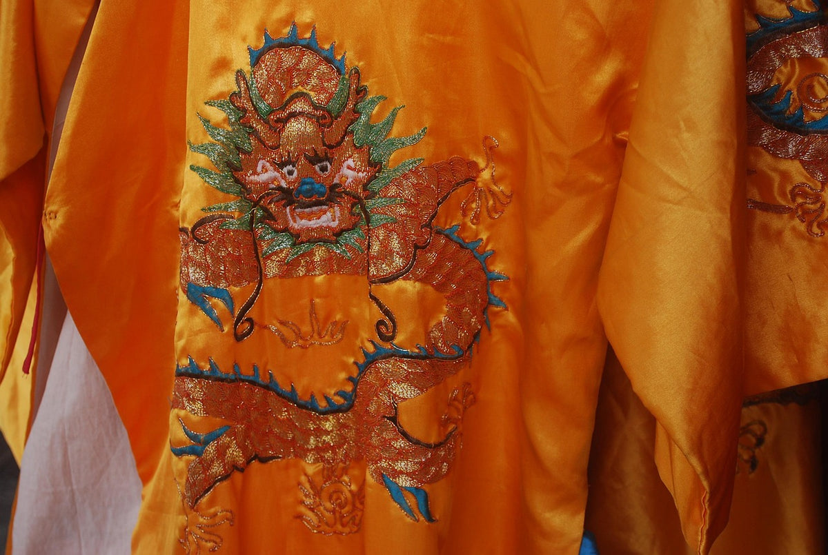 Washed Silk Lounge Robe
