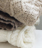 Chunky Knit Throw Blanket