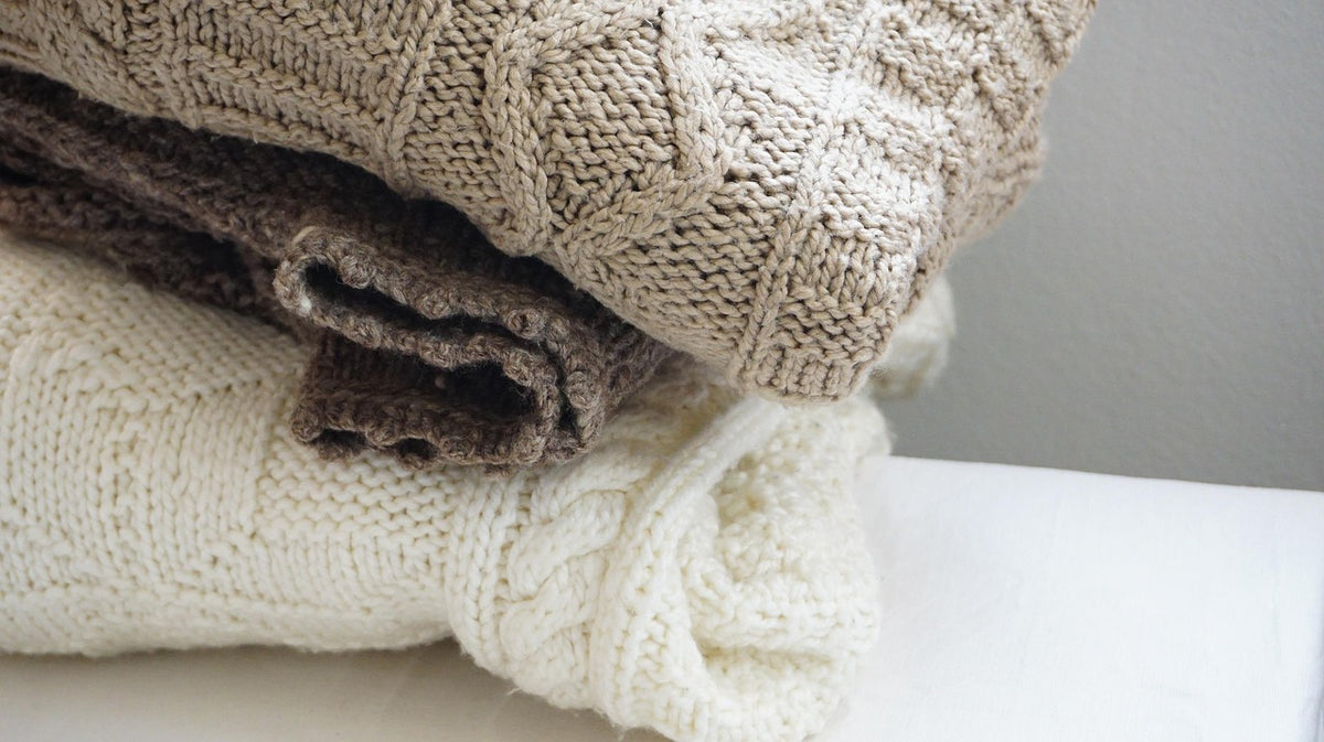 Chunky Knit Throw Blanket