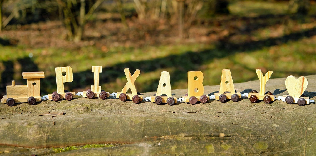 Wooden Train Set