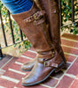 Leather Knee-High Boot