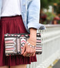 Satin Pleated Midi Skirt