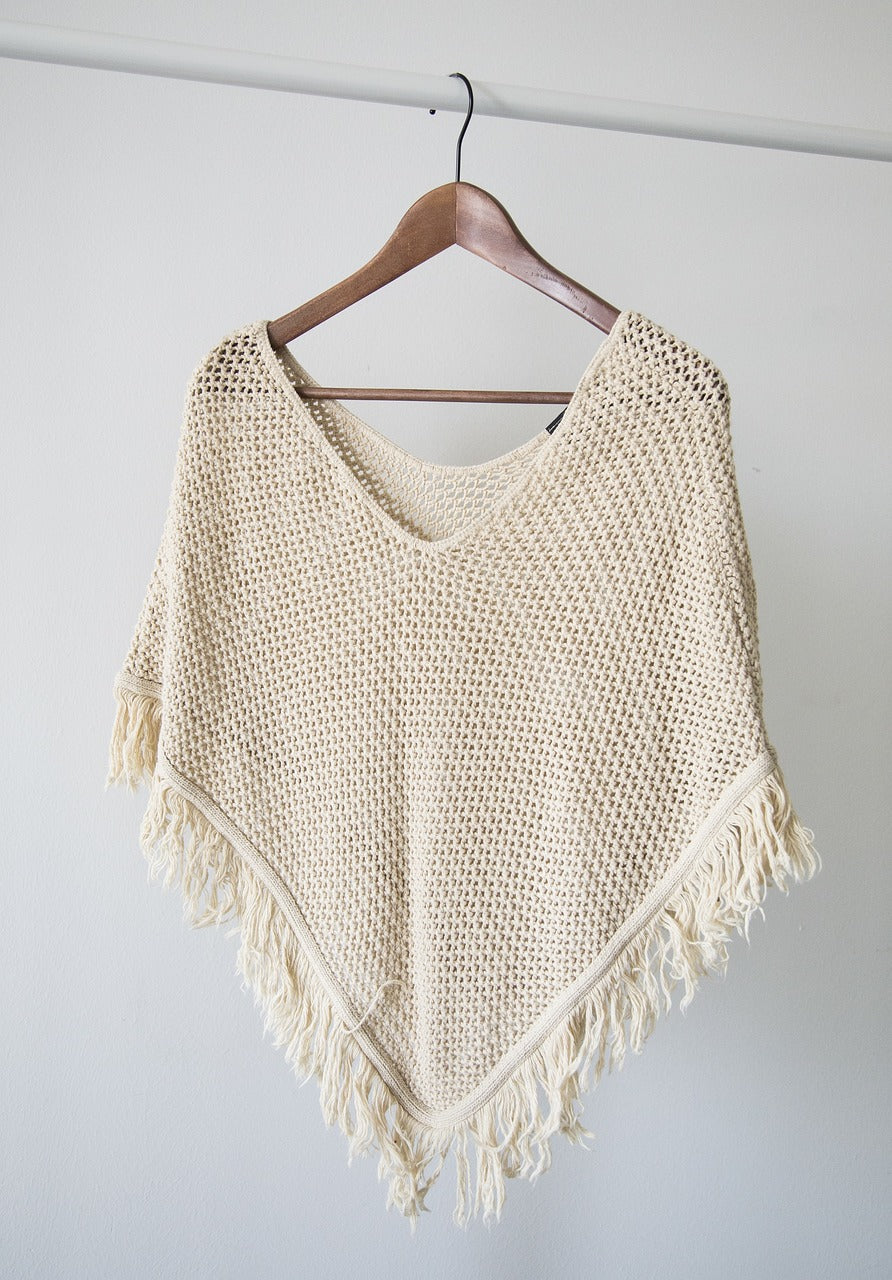 Chunky Knit Poncho