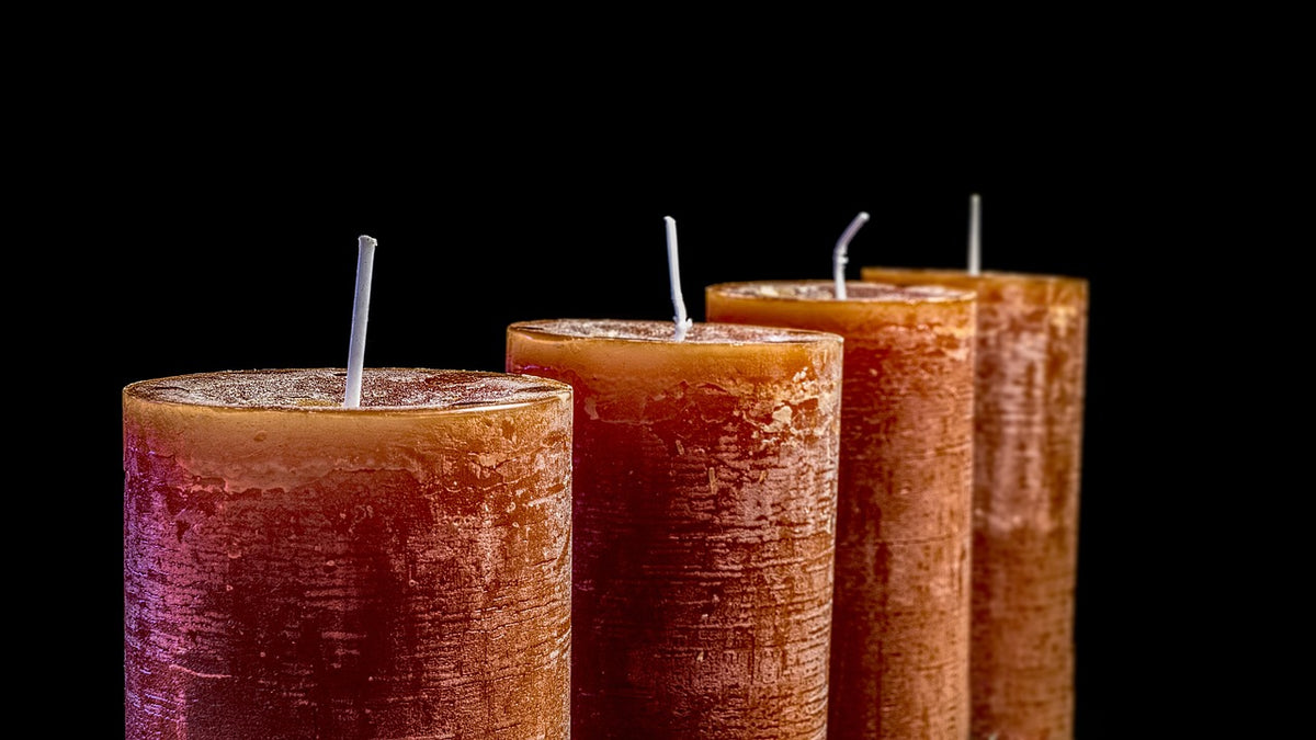 Flameless LED Pillar Candles, Set of 3