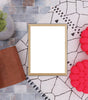 Bouclé Round Pouf Ottoman