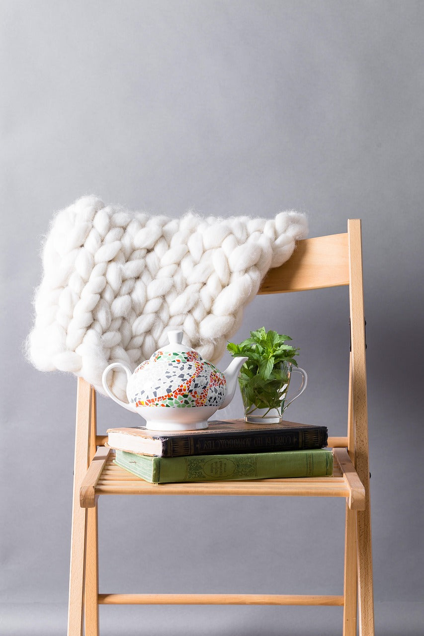 Cable Knit Baby Blanket