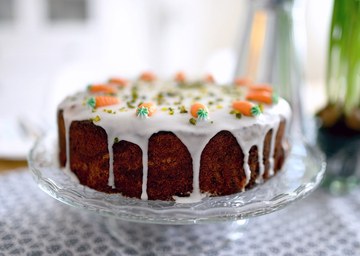 Footed Glass Cake Stand