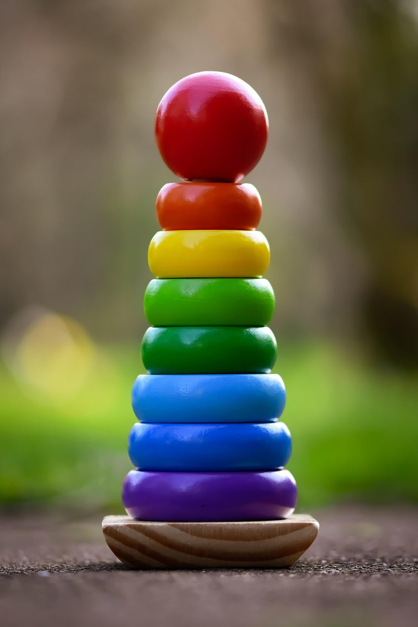 Wooden Stacking Rainbow