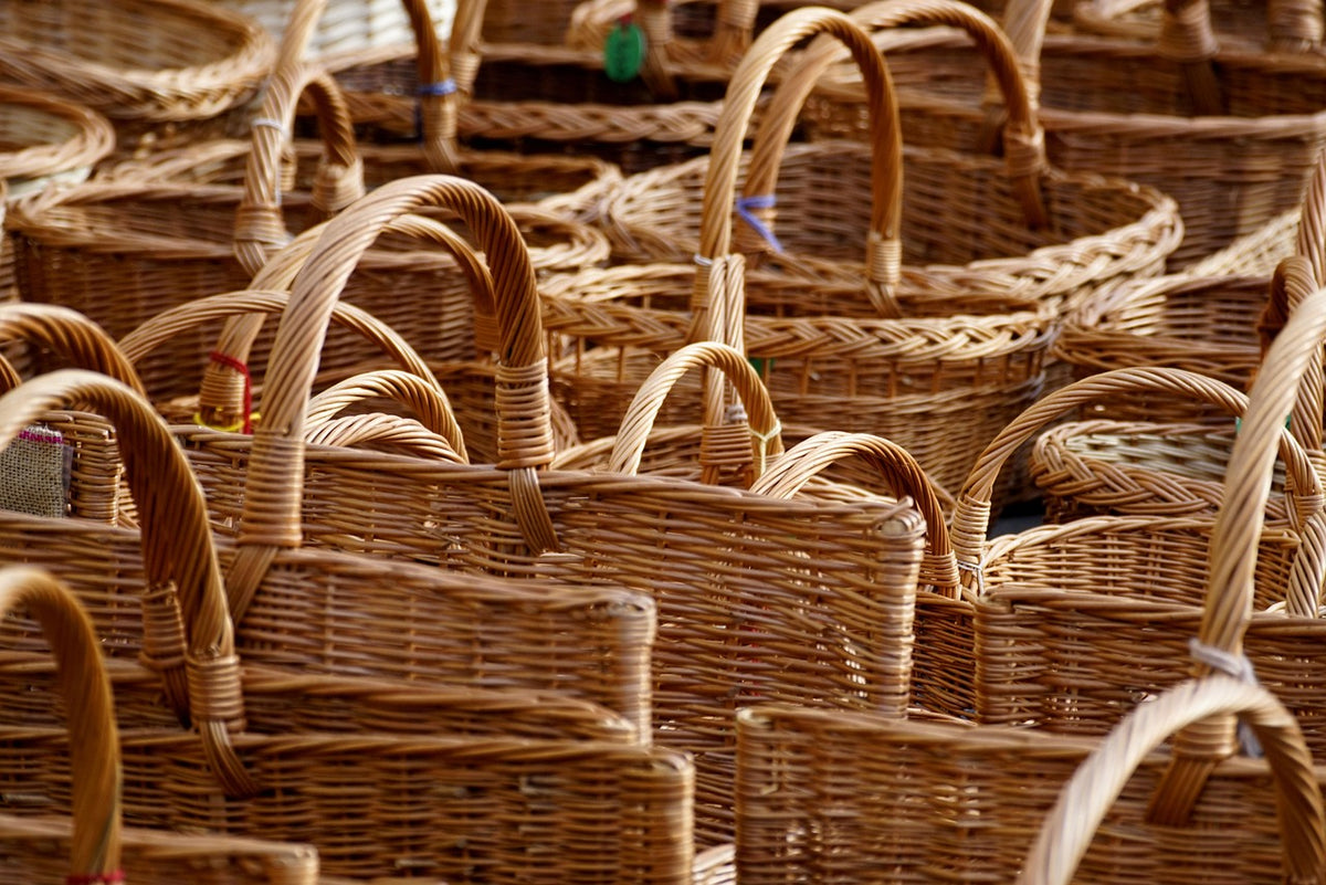 Woven Seagrass Storage Baskets