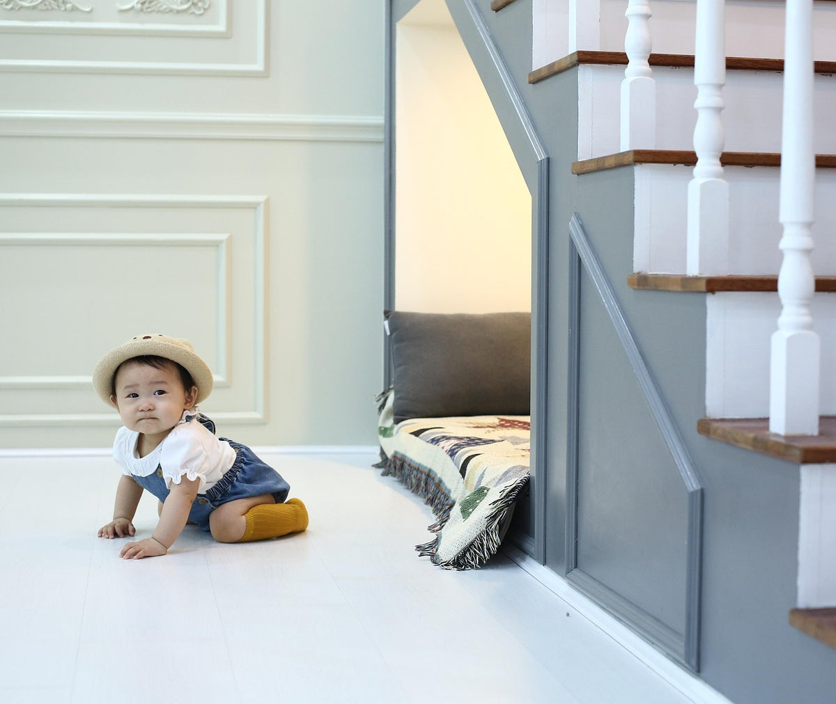 Linen-Blend Shortall