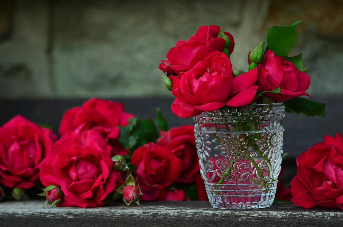 Fluted Glass Bud Vase