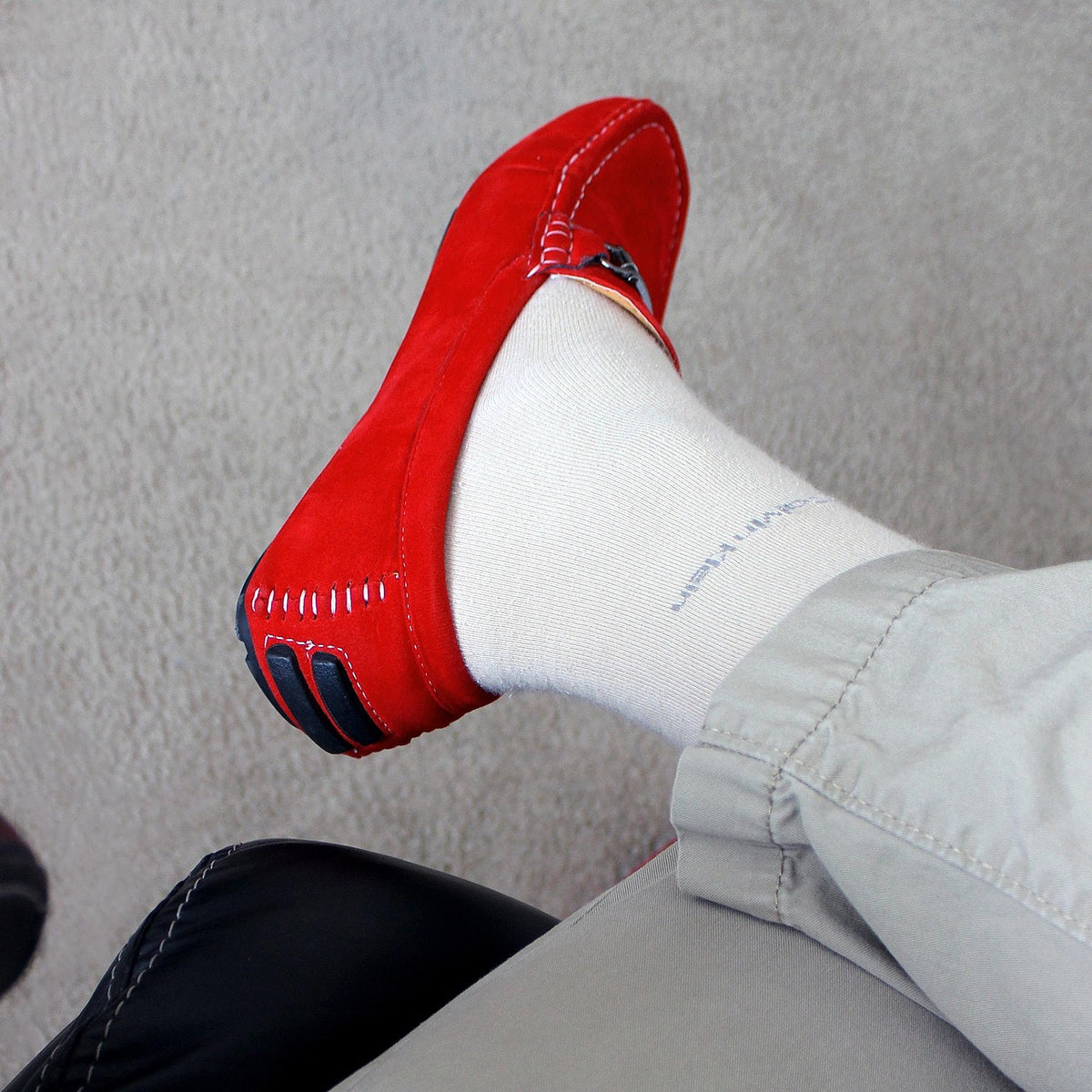 Shearling-Lined Moccasin Slipper