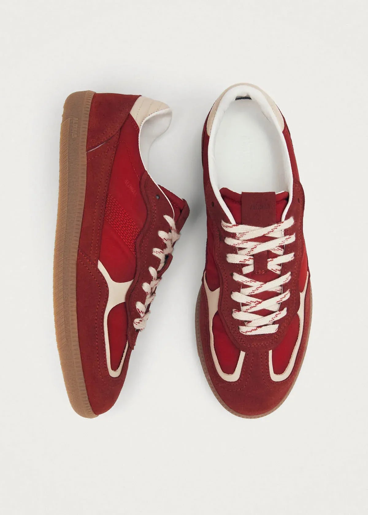 Tb.490 Rife Sheen Red Leather Sneakers