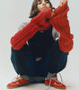 Tb.490 Rife Sheen Red Leather Sneakers