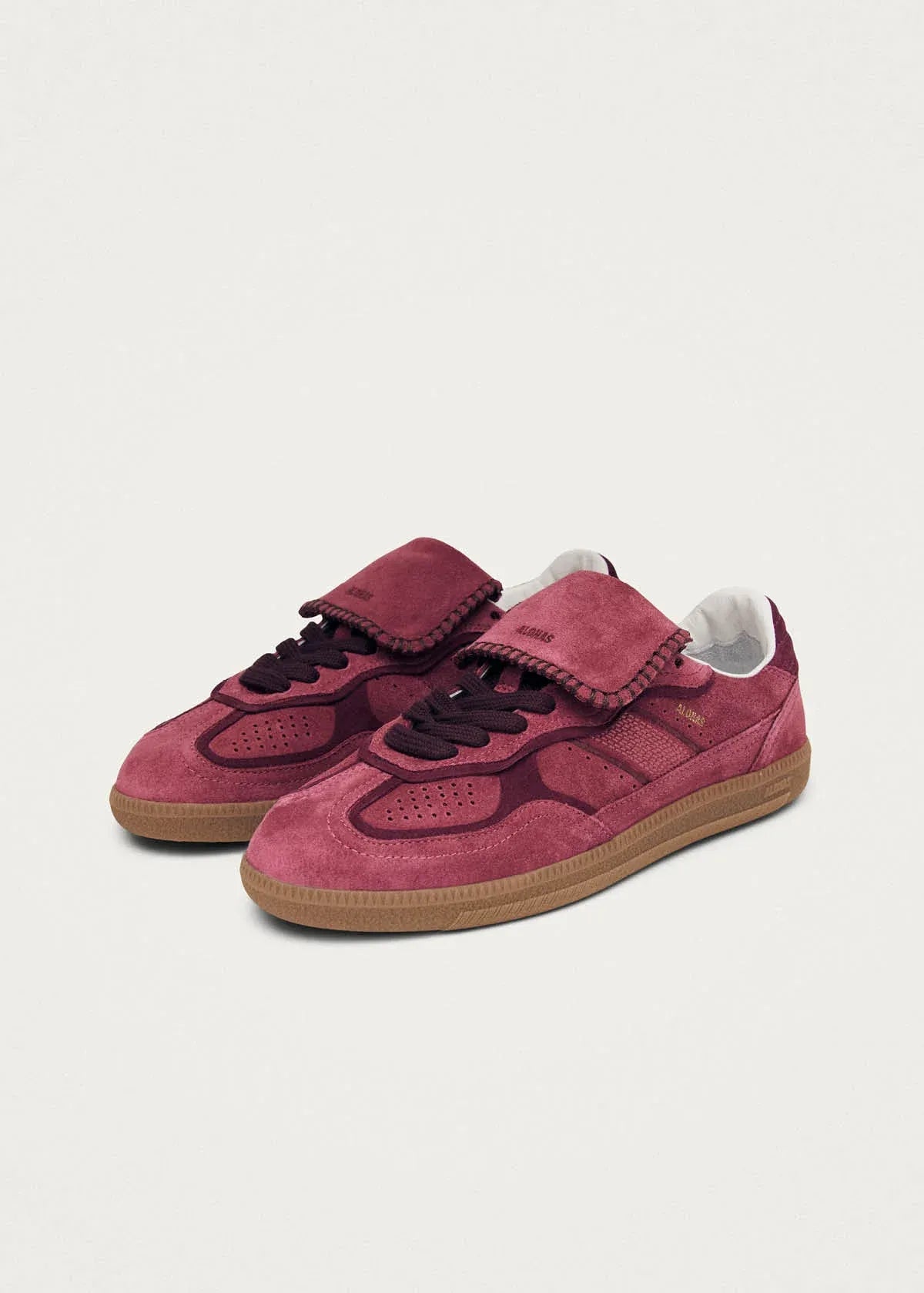 Tb.490 Club Suede Raspberry Leather Sneakers