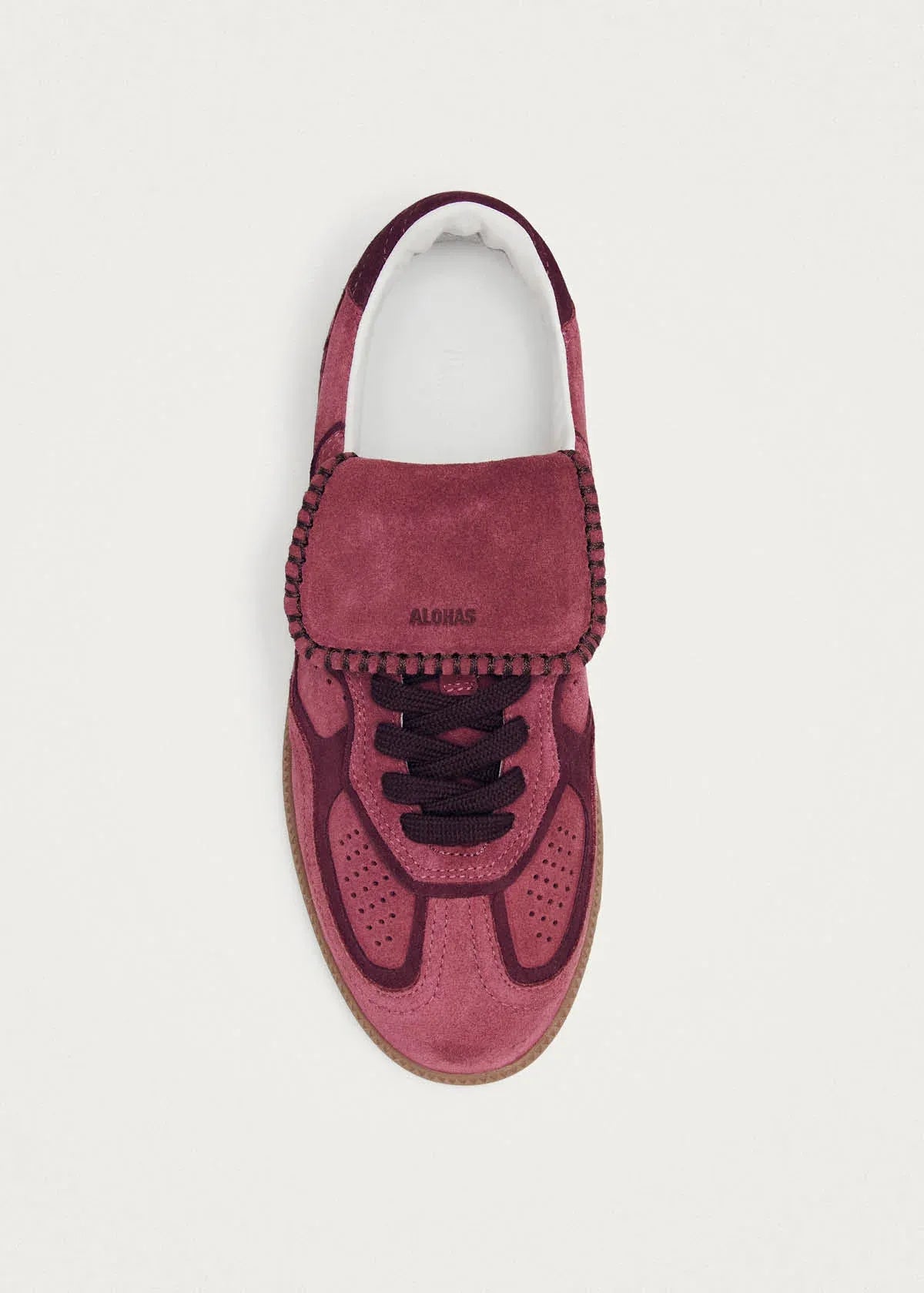 Tb.490 Club Suede Raspberry Leather Sneakers