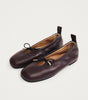 Rosalind Brown Leather Ballet Flats