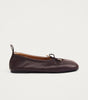 Rosalind Brown Leather Ballet Flats