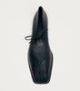 Sway Black Leather Ballet Flats