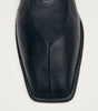 Sway Black Leather Ballet Flats