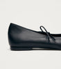 Sway Black Leather Ballet Flats