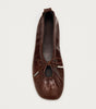 Rosalind Patent Brown Leather Ballet Flats