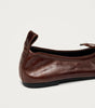 Rosalind Patent Brown Leather Ballet Flats