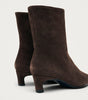 Ambar Suede Brown Leather Ankle Boot