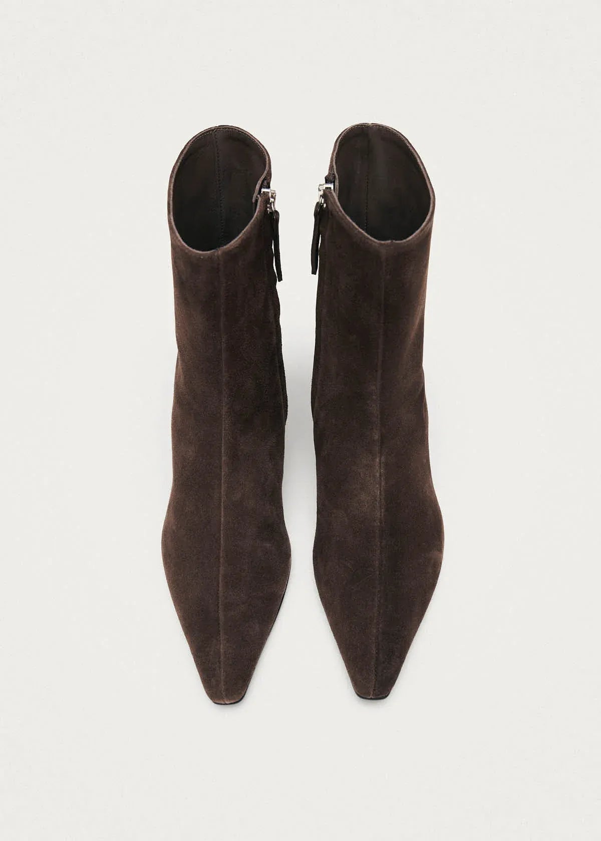 Ambar Suede Brown Leather Ankle Boot