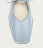 Sway Blue Leather Ballet Flats
