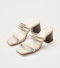 Indiana Stone Beige Leather Sandals