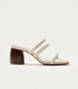Indiana Stone Beige Leather Sandals