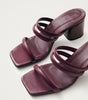 Indiana Bare Burgundy Leather Sandals